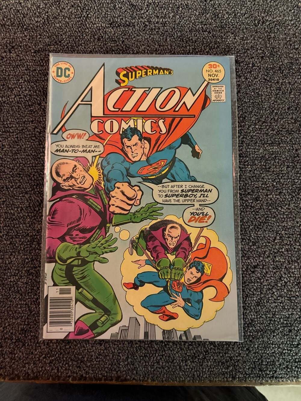 DC Comics Action Comics #465 Superman Lex Luthor 1976 Comic Book